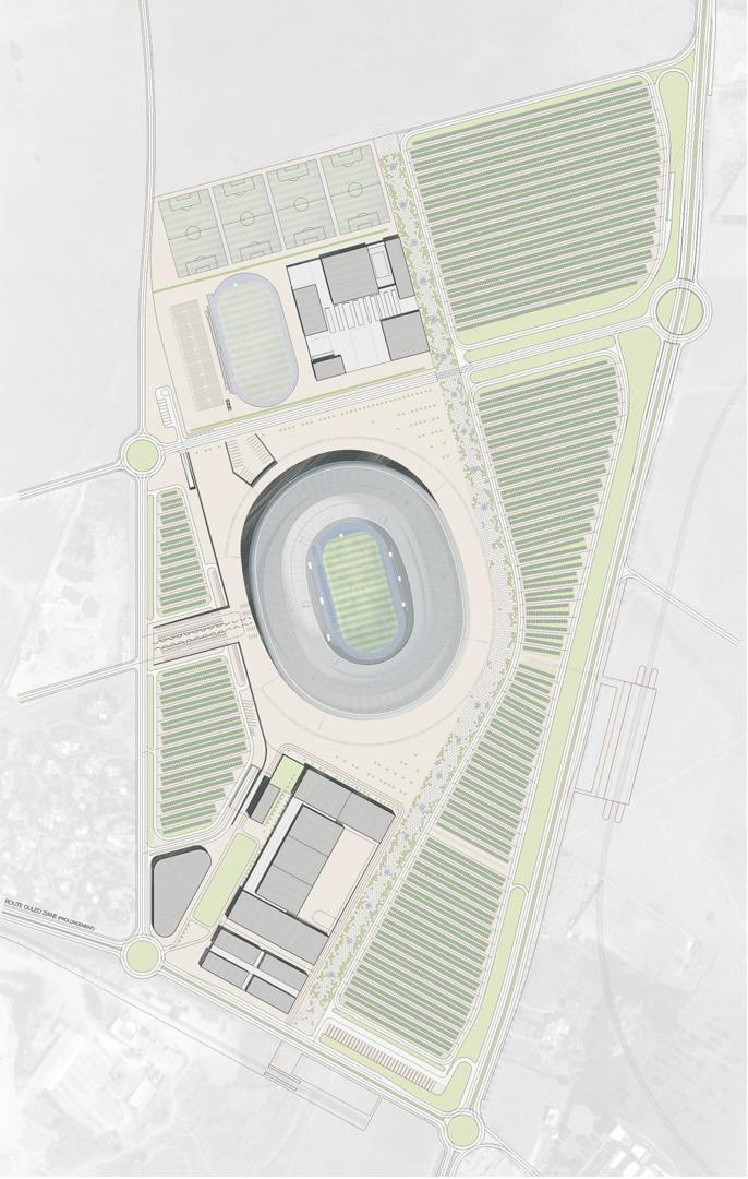 Grand Stade de Casablanca  DRISS KETTANI ARCHITECTE